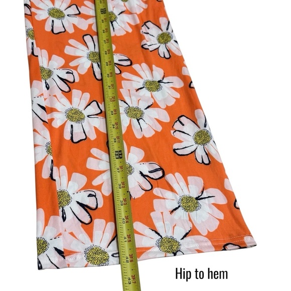 NEW Hello Mello Lazy Daisy Orange Lounge Pajama Comfy Pants Size XL/XXL - Picture 6 of 6